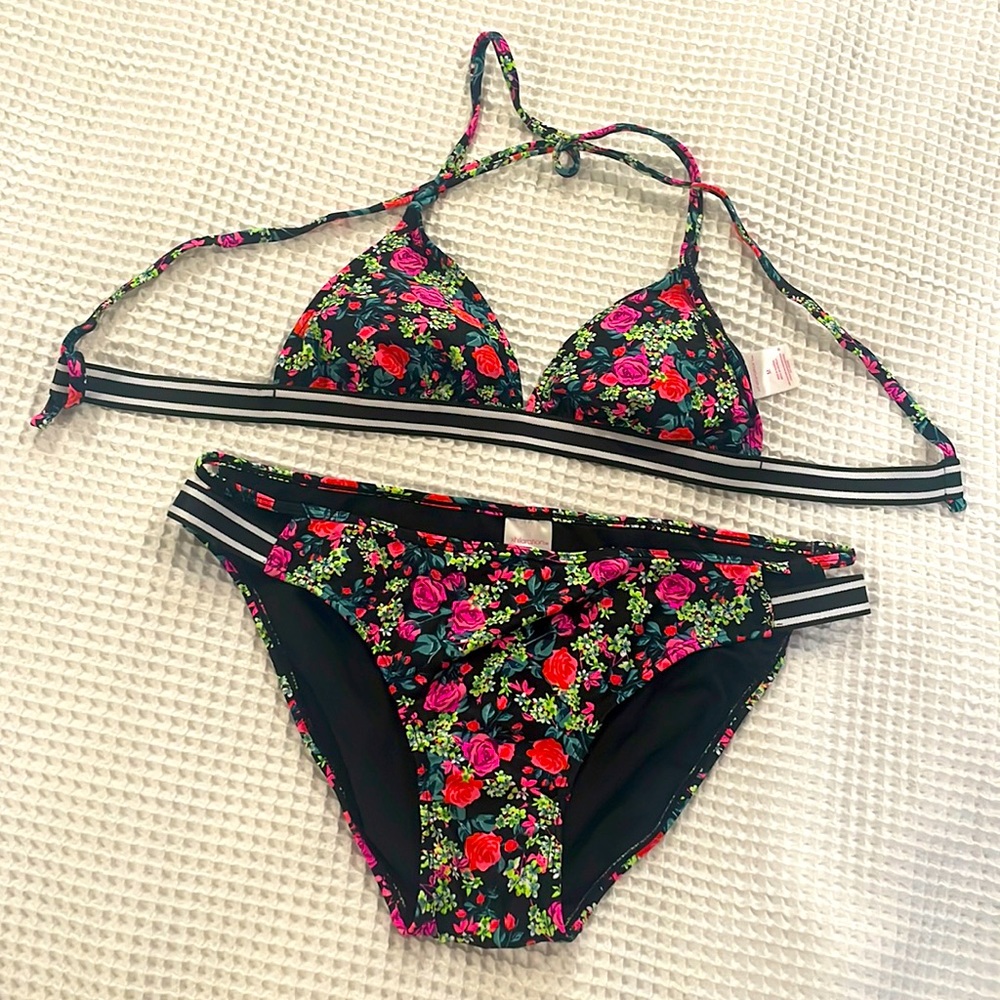 Floral bathing suit